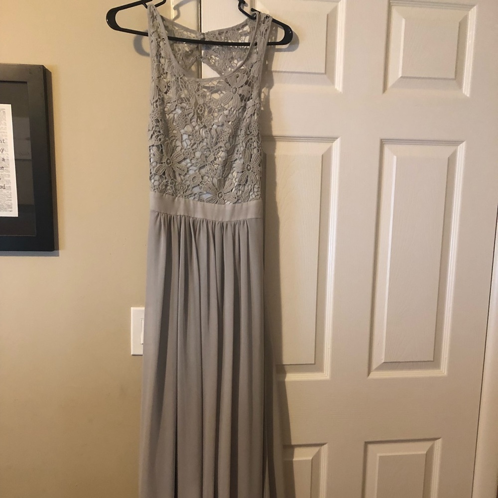 Long grey dress